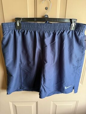 Nike Navy Blue Men's Swim Trunks